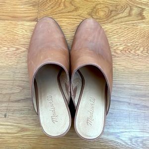 Madewell leather Mules size 7.5